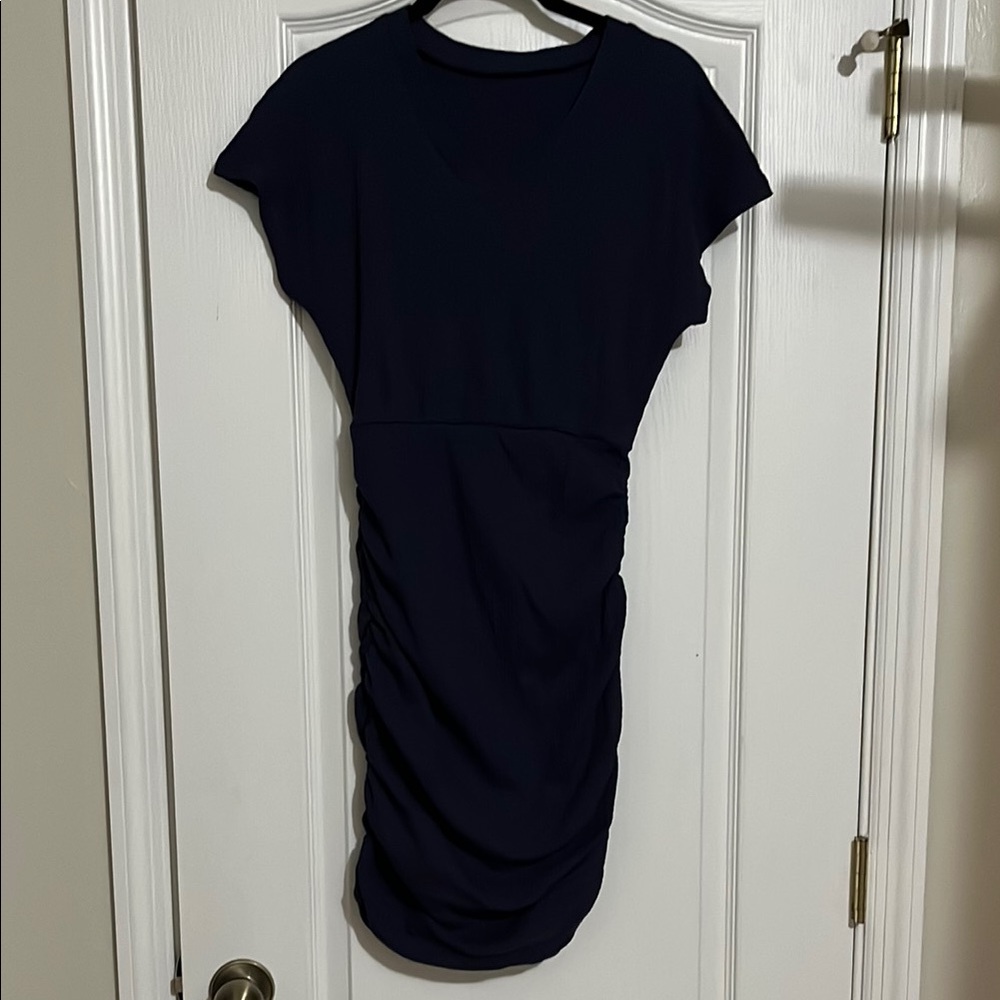 SHEIN Black Sheath Mini Dress with Dolman Sleeves